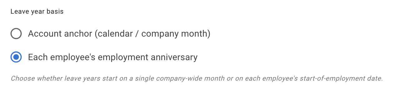 Allowance from the start of employment