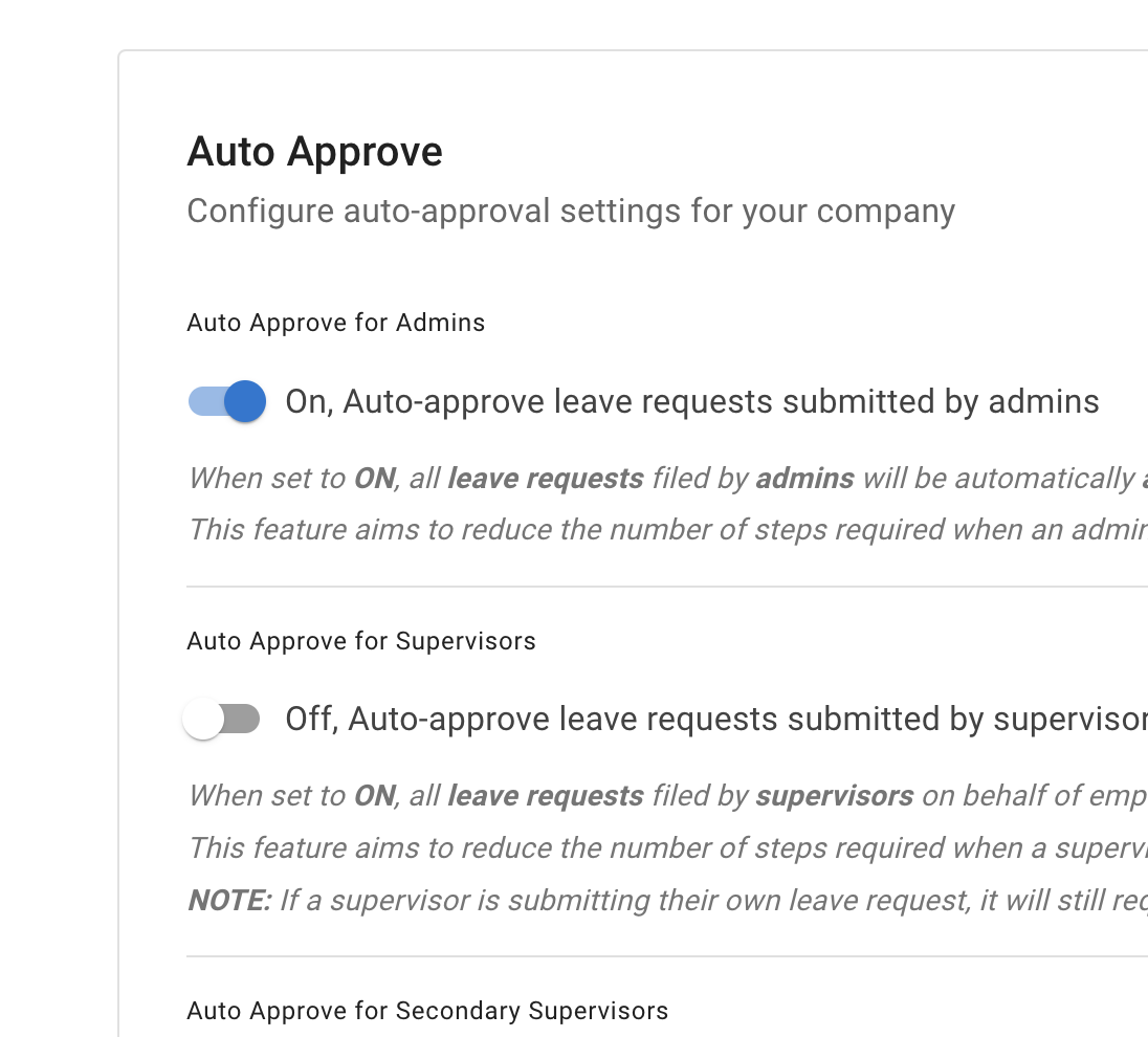 Auto approve for admin