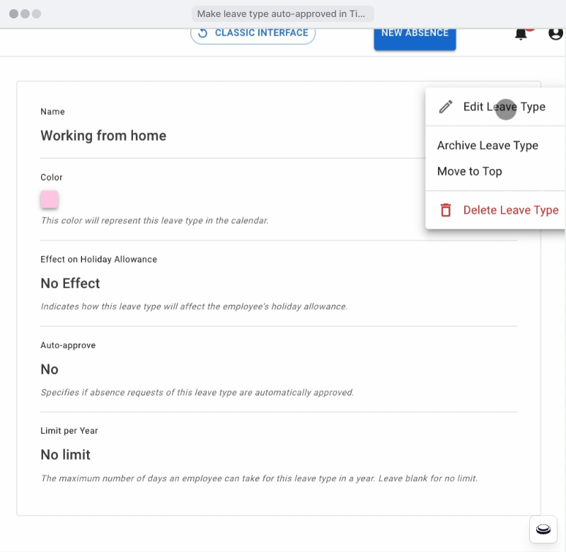 Approval flow configuration screen