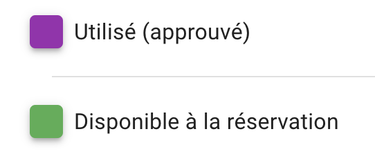 My Calendar in French