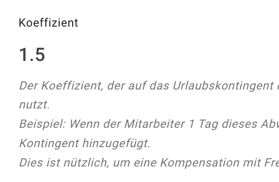 Overtime convertion to TOIL with coef