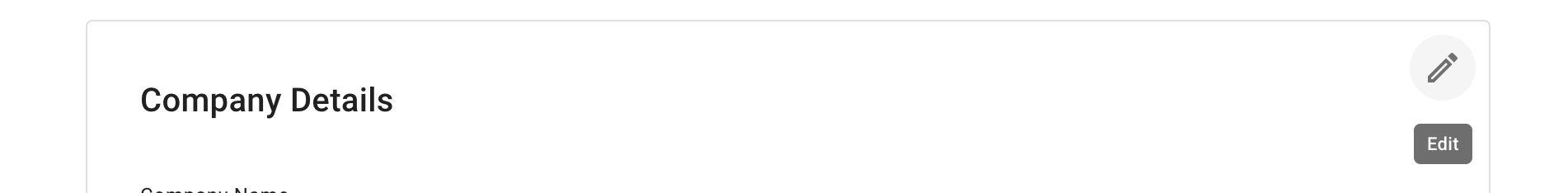 Advanced settings in edit mode