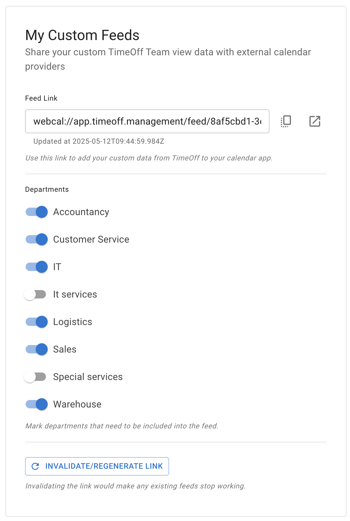 Auto-approve toggle in employee general details