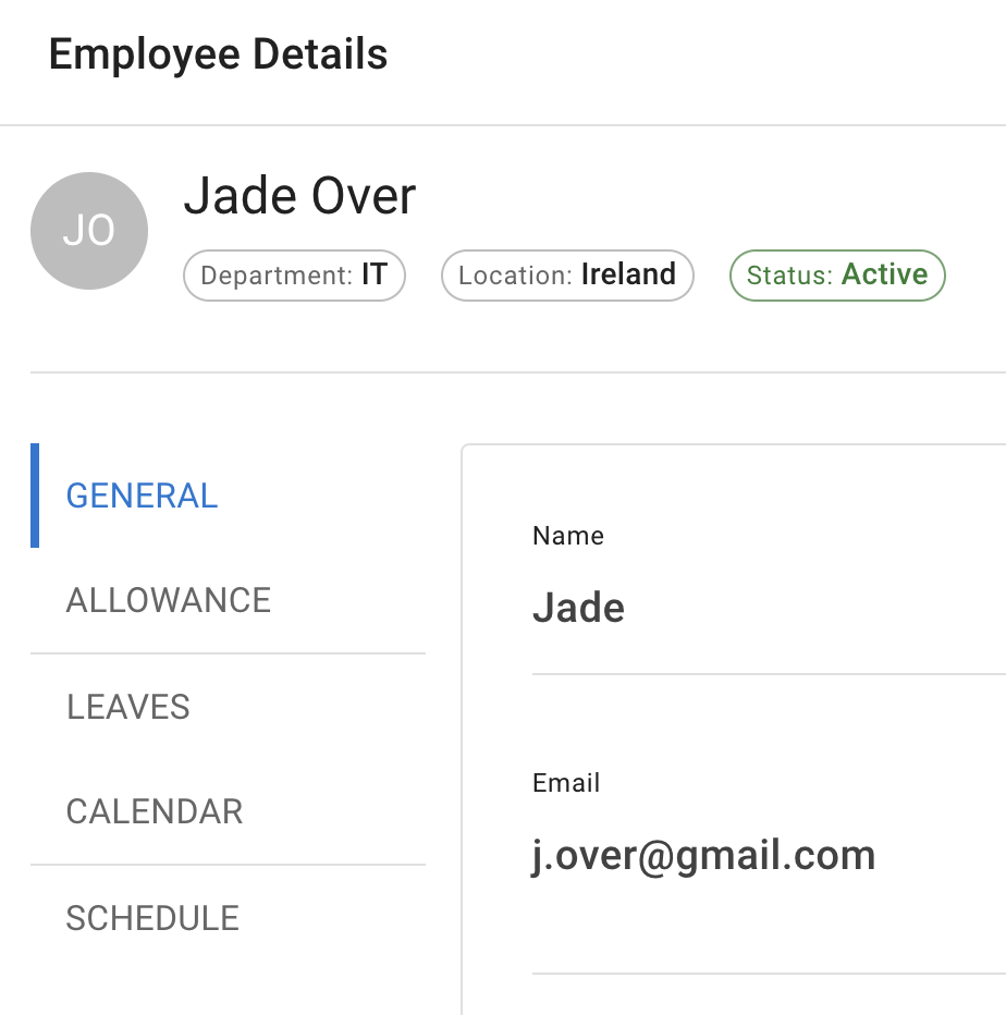 Employee Calendar screenshot at TimeOff.Management